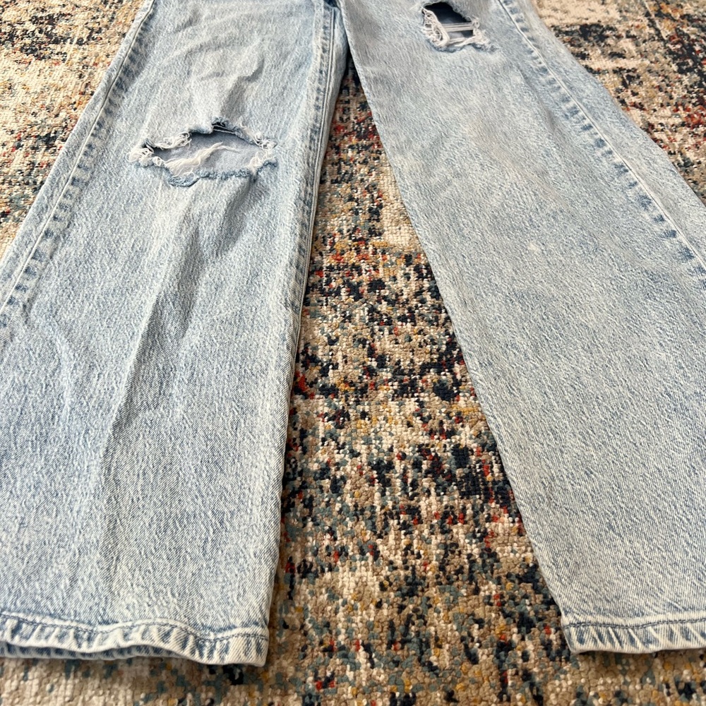 Art Class Light Blue Distressed Women Jeans - Picture 3 of 6